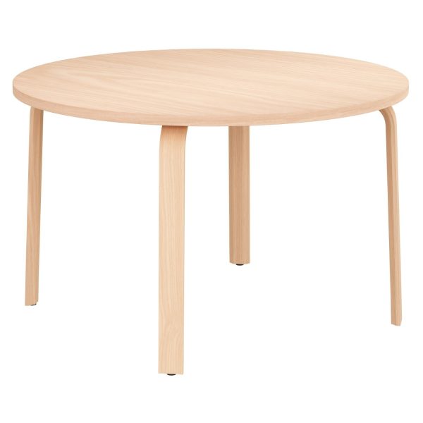 ZETA - Table H75 Ø120 birch (art. 1643)