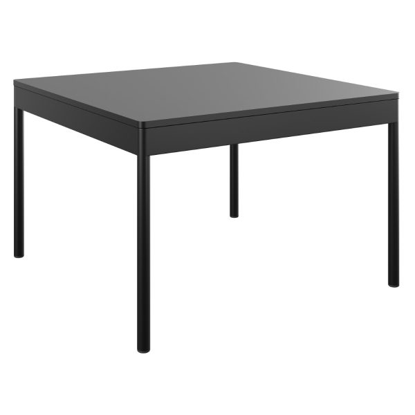 DARWIN - Table H36, 64x64 cm, black table top (art. 3327)