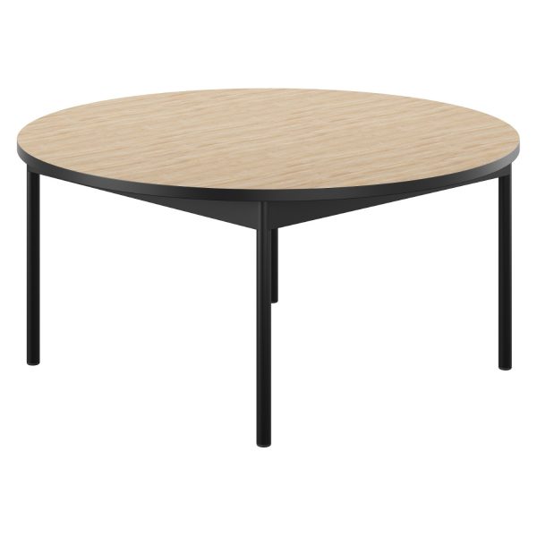 DARWIN - Table H36, Ø90 cm, oak table top (art. 3778)
