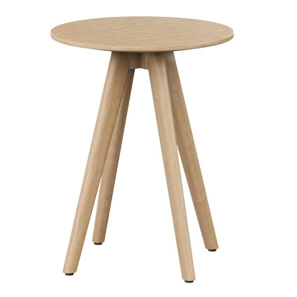 ALMA - Table H50, Ø40 cm, oak, oak table top (art. 3987)