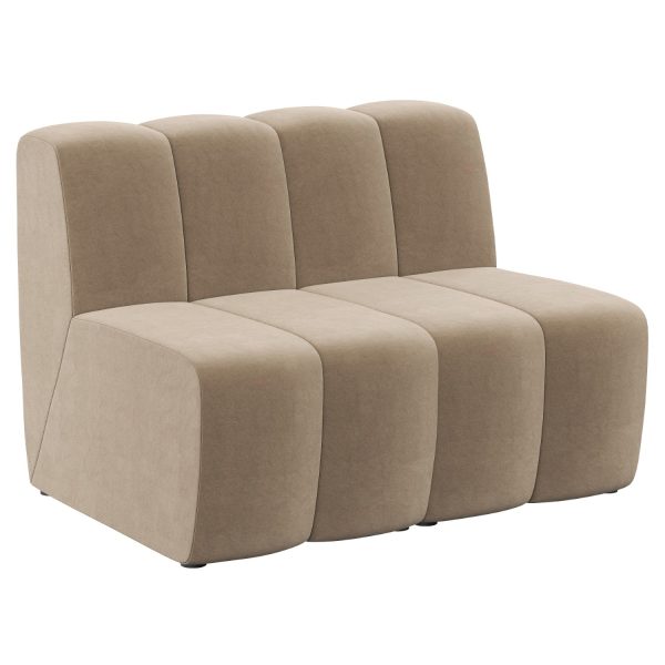 LAGO - 2-seater with low back (art. 6015)