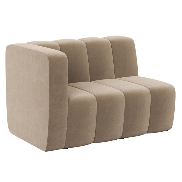 LAGO - 2-seater with low back, one wide back-high side (art. 6019)