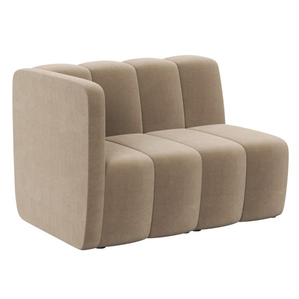 LAGO - 2-seater with low back, narrow back-high module wall (art. 6022)