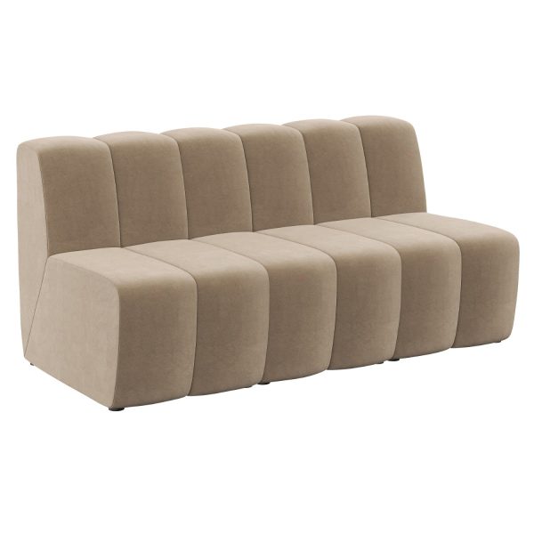 LAGO - 3-seater with low back (art. 6024)