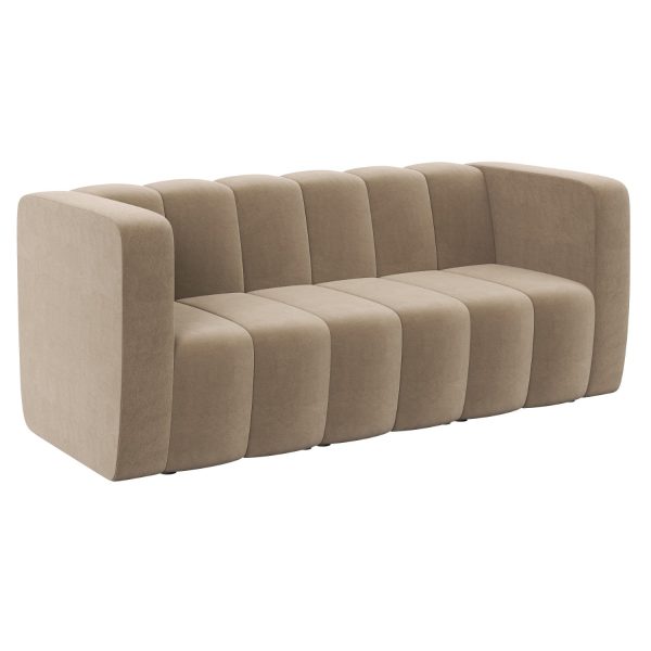 LAGO - 3-seater with low back, two wide back-high sides (art. 6030)