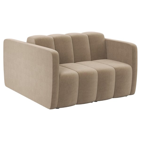 LAGO - 2-seater with low back, seats on both sides, low armrests both sides (art. 6039)